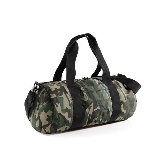 Camo Barrel Bag
