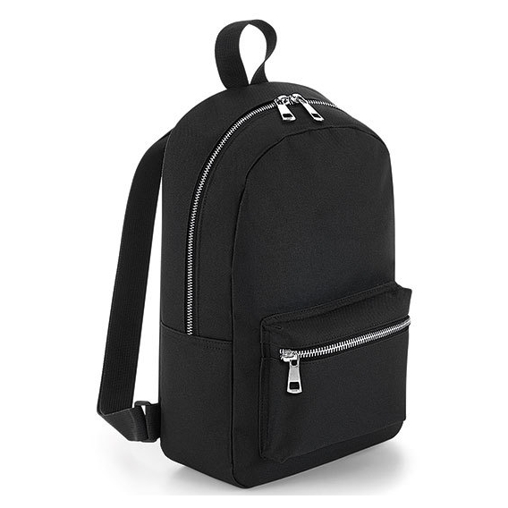 Metallic Zip Mini Backpack