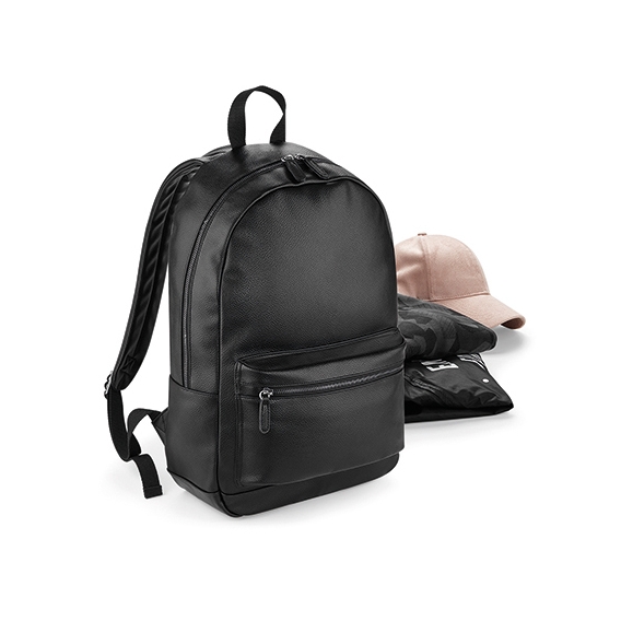 Faux Leather Fashion Backpack
