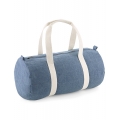 Denim Barrel Bag
