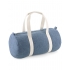 Denim Barrel Bag