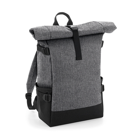 Block Roll-Top Backpack