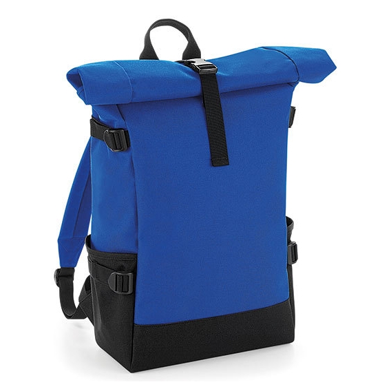 Block Roll-Top Backpack