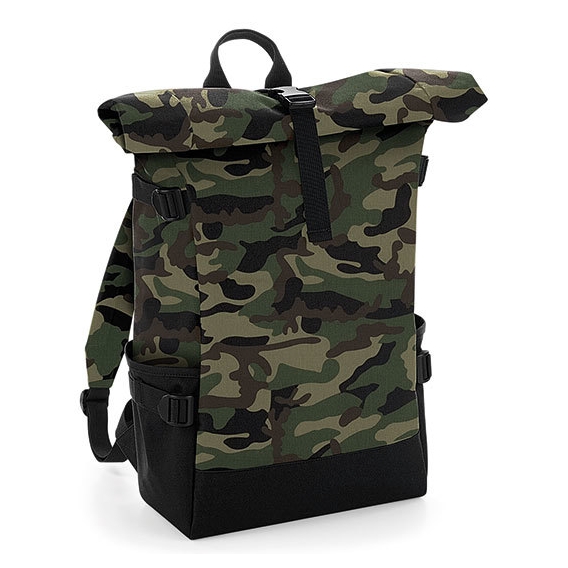 Block Roll-Top Backpack