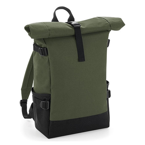 Block Roll-Top Backpack