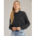 Women Cropped Fleece Hoodie