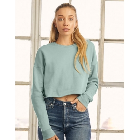 Women Cropped Crew Fleece