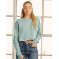 Women Cropped Crew Fleece