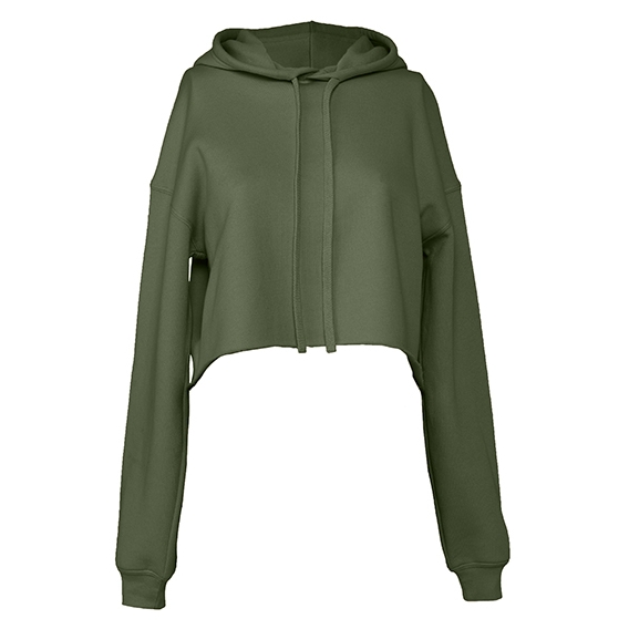 Women´s Cropped Fleece Hoodie