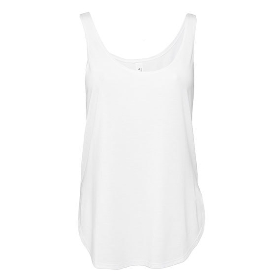 Women`s Flowy Side Slit Tank