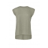 Women`s Flowy Muscle Tee with Rolled Cuff