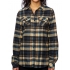 Women`s Woven Plaid Flannel Shirt