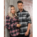 Woven Plaid Flannel Shirt