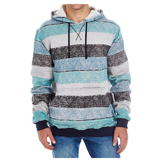 Printed Striped Marl Pullover