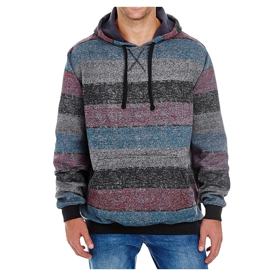 Printed Striped Marl Pullover