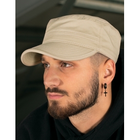 Organic Cotton Army Cap washed