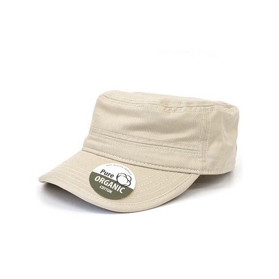 Organic Cotton Army Cap washed