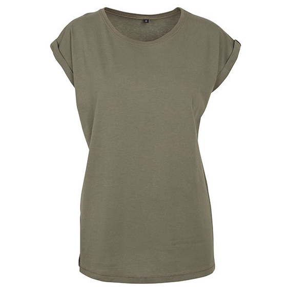 Ladies` Extended Shoulder Tee
