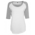 Ladies` 3/4 Contrast Raglan Tee