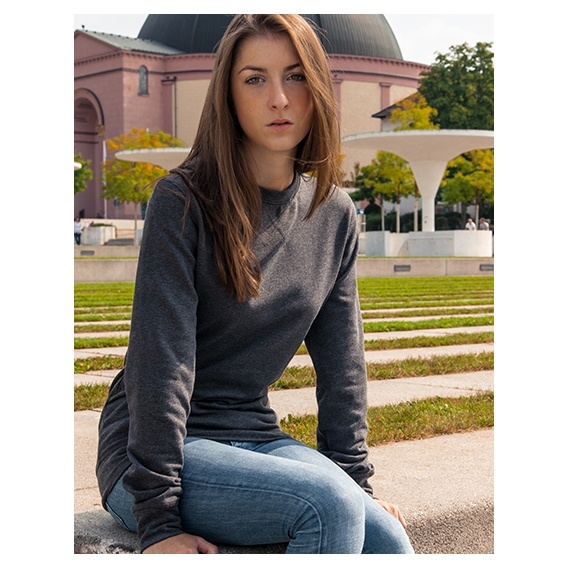 Ladies` Light Crewneck