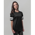 Ladies` Mesh Stripe Tee