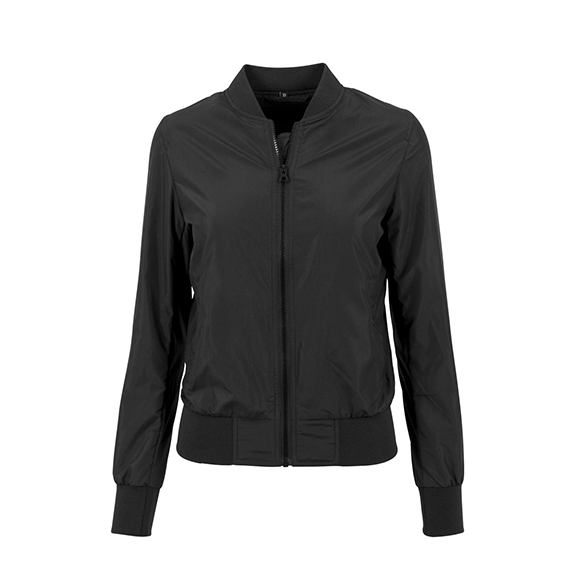 Ladies` Nylon Bomber Jacket