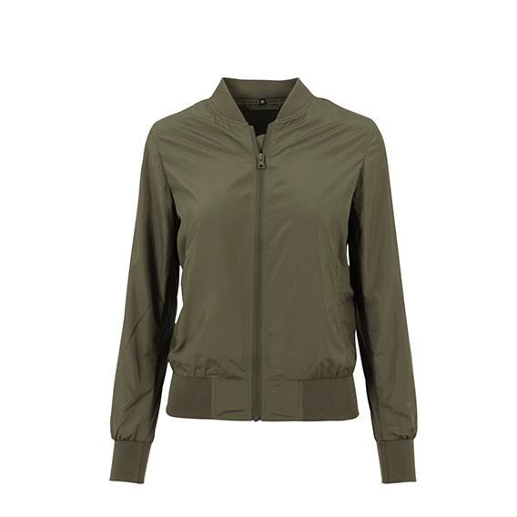 Ladies` Nylon Bomber Jacket
