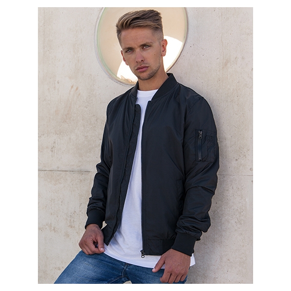 Nylon Bomber Jacket