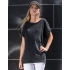 Ladies` Acid Washed Extended Shoulder Tee