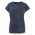 Ladies` Acid Washed Extended Shoulder Tee
