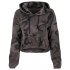 Ladies` Camo Cropped Hoody