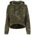 Ladies` Camo Cropped Hoody