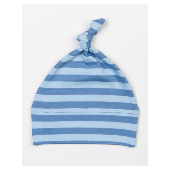Baby Stripy One Knot Hat