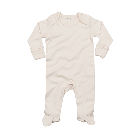 Baby Organic Sleepsuit with Scratch Mitts