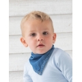 Baby Rocks Denim Bandana Bib
