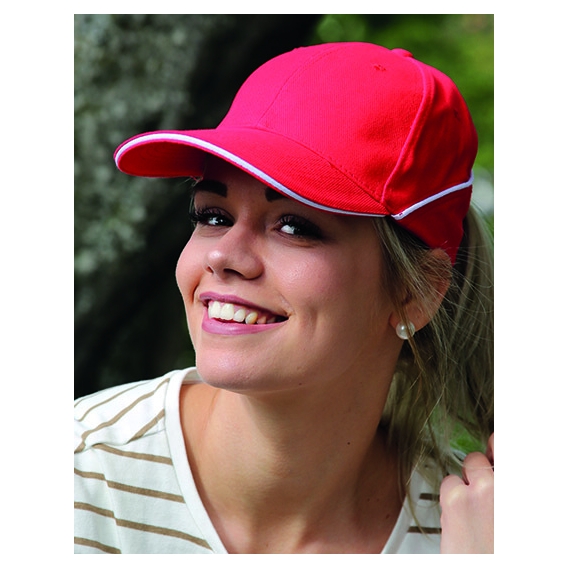 Cap White-Stripe