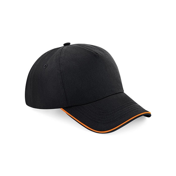 Authentic 5 Panel Cap - Piped Peak