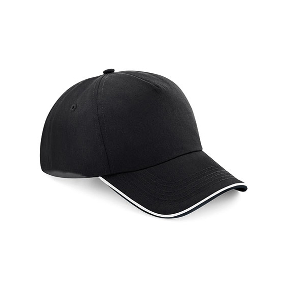 Authentic 5 Panel Cap - Piped Peak