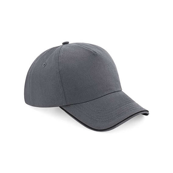 Authentic 5 Panel Cap - Piped Peak