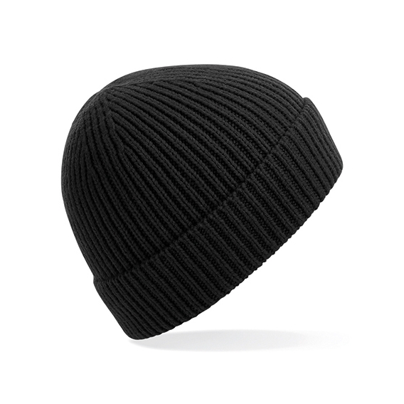 Engineered Knit Ribbed Beanie