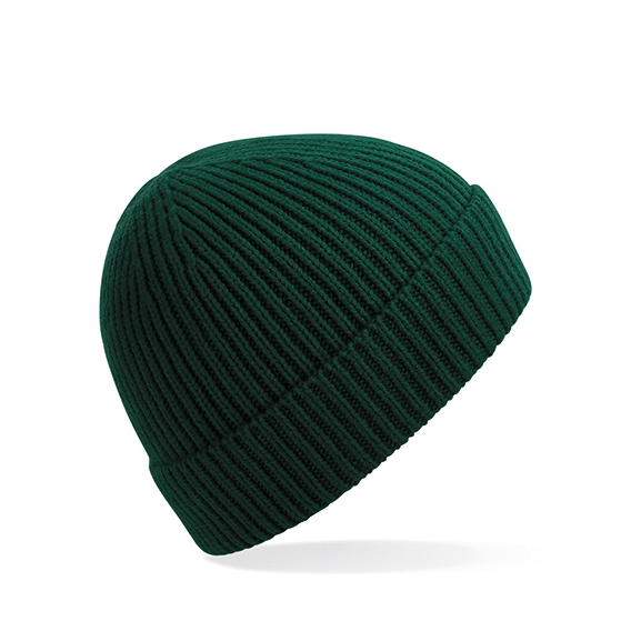 Engineered Knit Ribbed Beanie