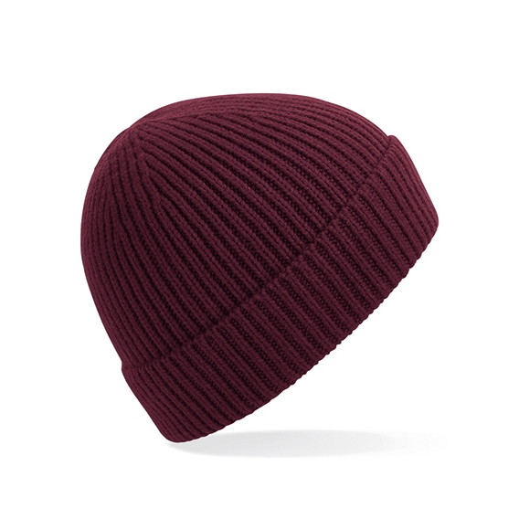 Engineered Knit Ribbed Beanie