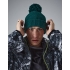 Engineered Knit Ribbed Pom Pom Beanie