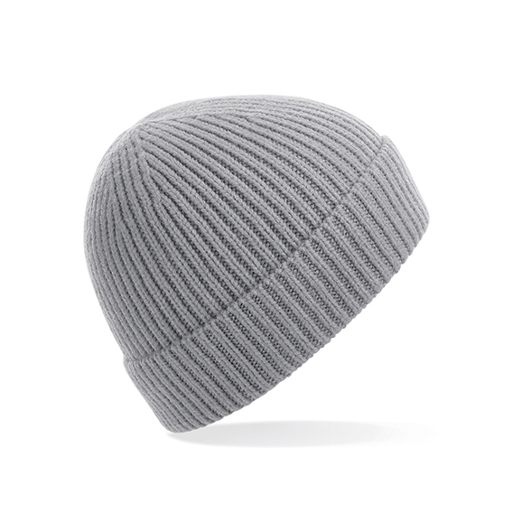 Engineered Knit Ribbed Beanie
