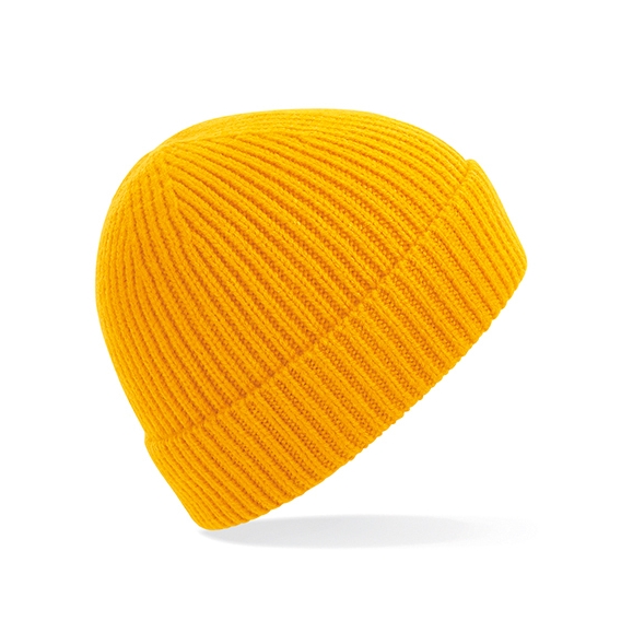 Engineered Knit Ribbed Beanie