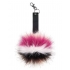 Faux Fur Pop Pom Key Ring
