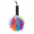 Faux Fur Pop Pom Key Ring
