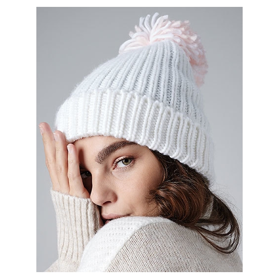 Shimmer Pom Pom Beanie