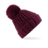 Popcorn Faux Fur Pop Pom Beanie