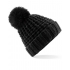 Popcorn Faux Fur Pop Pom Beanie